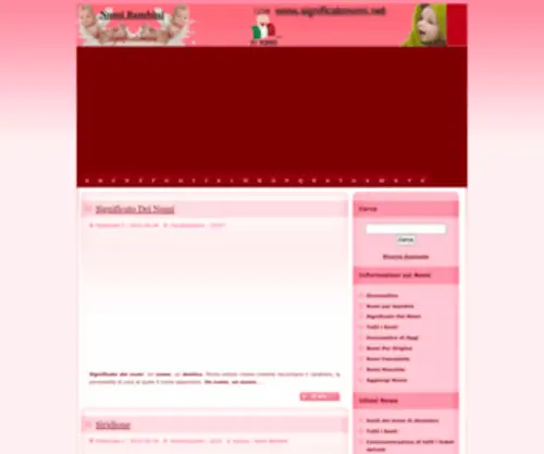 Nomibambini.net(Nomi Bambini) Screenshot