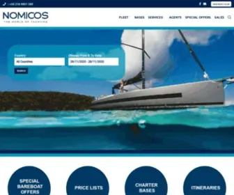 Nomicos-Yachts.com(Nomicos Yatchs LTD) Screenshot