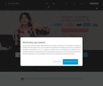 Nominalia.com(Dominios, Hosting, WordPress, Email, Servidores y mucho más) Screenshot