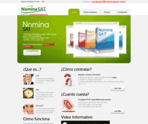 Nominasat.com(Nomina SAT) Screenshot