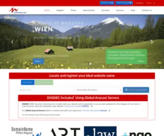 Nominate.com(International Domain name management) Screenshot
