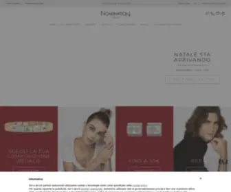Nomination.com(Scopri il sito ufficiale Nomination Italy e acquista i nostri gioielli) Screenshot