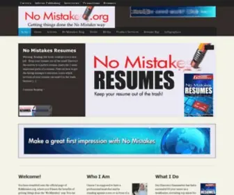 Nomistakes.org(Get Hired) Screenshot