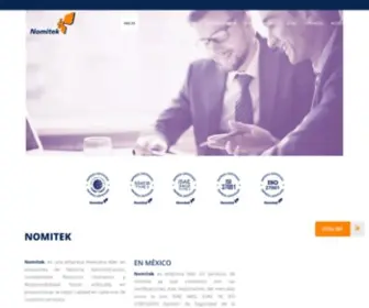Nomitek.com.mx(Contabilidad electr) Screenshot