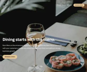 Nommenu.com(Nom Menu) Screenshot