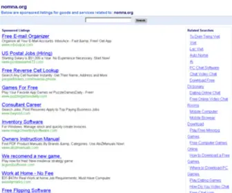 Nomna.org(Nomna) Screenshot