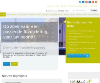 Nom.nl(En Ontwikkelingsmaatschappij voor Noord) Screenshot
