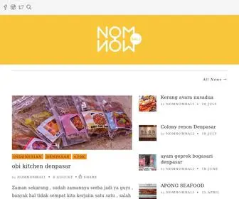 Nomnombali.com(Best restaurants cafe in Bali guide) Screenshot