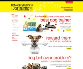 Nomonkeybusinessdogtraining.com(Nomonkeybusinessdogtraining) Screenshot