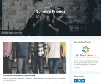 Nomorefriends.net(All My Friends Are Still Dead) Screenshot