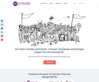 Nomoregrapes.org(For people who are ill) Screenshot