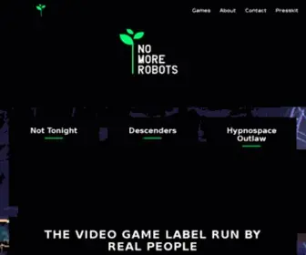 Nomorerobots.io(The Video Game Label Run By Real People) Screenshot