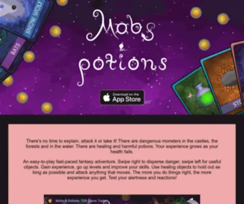 Nomsandnectar.com(Mobile Game) Screenshot