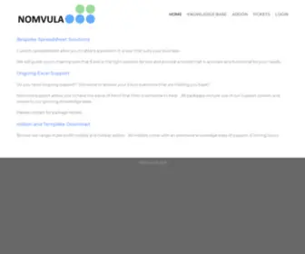 Nomvula.com(Spreadsheet Solutions) Screenshot