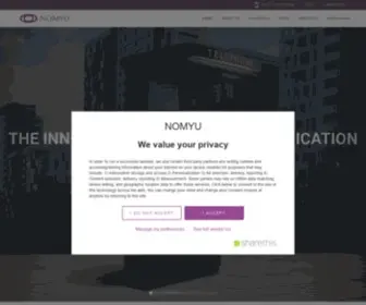 Nomyu.com(Digital Billboard From The Future) Screenshot