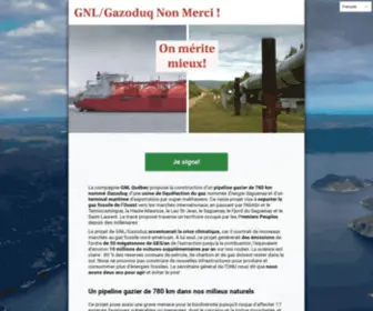 Non-GNL-Quebec.com(NON) Screenshot