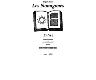 Nonagones.info(Les Nonagones Magie Histoire de France) Screenshot