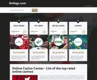 Nonags.com(Home 2) Screenshot