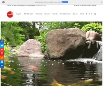 Nonbothanhson.com.vn(Thiết kế hồ cá koi) Screenshot