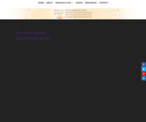 Nondualteacher.com(Non Dual teacher David Hoffmeister on enlightenment and non duality) Screenshot
