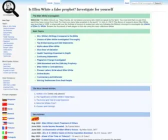 Nonegw.org(Ellen G. White False Prophet) Screenshot