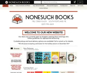 Nonesuchbooks.com(Nonesuch Books & More) Screenshot