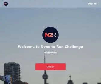 Nonetorunchallenge.com(None to Run Challenge) Screenshot