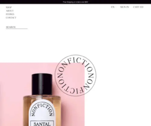 Nonfiction-Beauty.com(NONFICTION Beauty Official Site) Screenshot