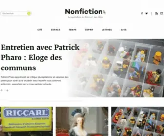 Nonfiction.fr(Nonfiction) Screenshot