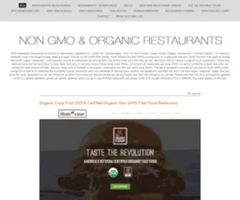 Nongmoorganicrestaurants.com(Organic-Non-GMO-Restaurants) Screenshot
