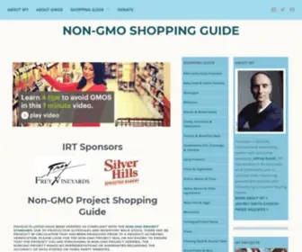 Nongmoshoppingguide.com(Non-GMO Shopping Guide) Screenshot