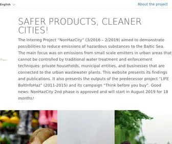 Nonhazcity.eu(Think before you buy) Screenshot