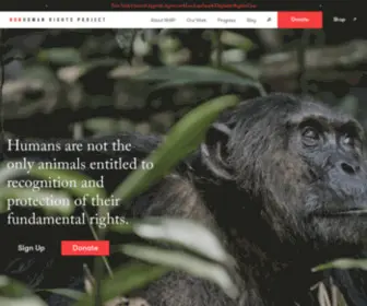 Nonhumanrightsproject.org(The Nonhuman Rights Project) Screenshot