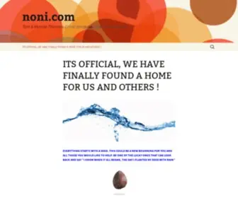 Noni.com(Tom & Mannie Thornton Email tom@) Screenshot