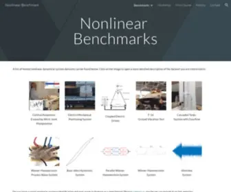 Nonlinearbenchmark.org(Nonlinear Benchmark) Screenshot