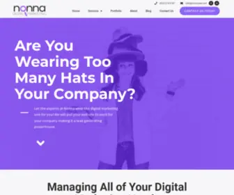 Nonnaseo.com(Nonna Digital Marketing Agency Hartford WI) Screenshot