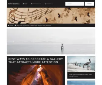 Nonoscience.info(Arunn Narasimhan) Screenshot