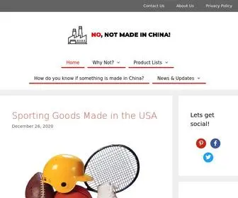 Nonotmadeinchina.com(Your Favourite Products) Screenshot