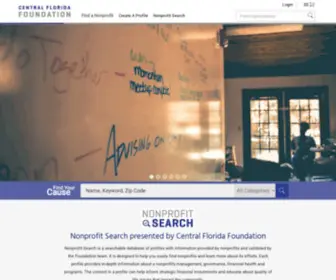 Nonprofit-Search.org(Central Florida Foundation) Screenshot