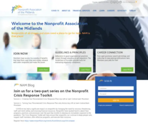Nonprofitam.org(Nonprofitam) Screenshot