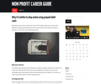Nonprofitcareerguide.org(Non profit career guide) Screenshot