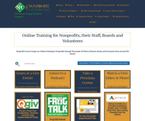 Nonprofit.courses(Nonprofit courses) Screenshot