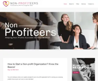 Nonprofiteer.net(Nonprofits Without The Nonsense) Screenshot