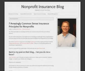 Nonprofitinsuranceblog.com(Helping You Protect Your Vision) Screenshot