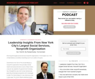 Nonprofitleadershippodcast.org(Nonprofit Leadership Podcast) Screenshot