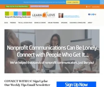 Nonprofitmarketingguide.com(Nonprofit Marketing Guide) Screenshot