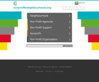 Nonprofitneighbourhood.org(Nonprofitneighbourhood) Screenshot