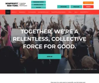 Nonprofitnewyork.org(Nonprofit New York) Screenshot