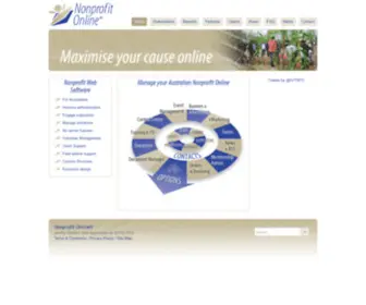 Nonprofitonline.com.au(Nonprofit Online) Screenshot