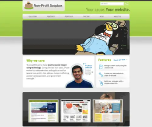 Nonprofitsoapbox.com(Soapbox Engage) Screenshot